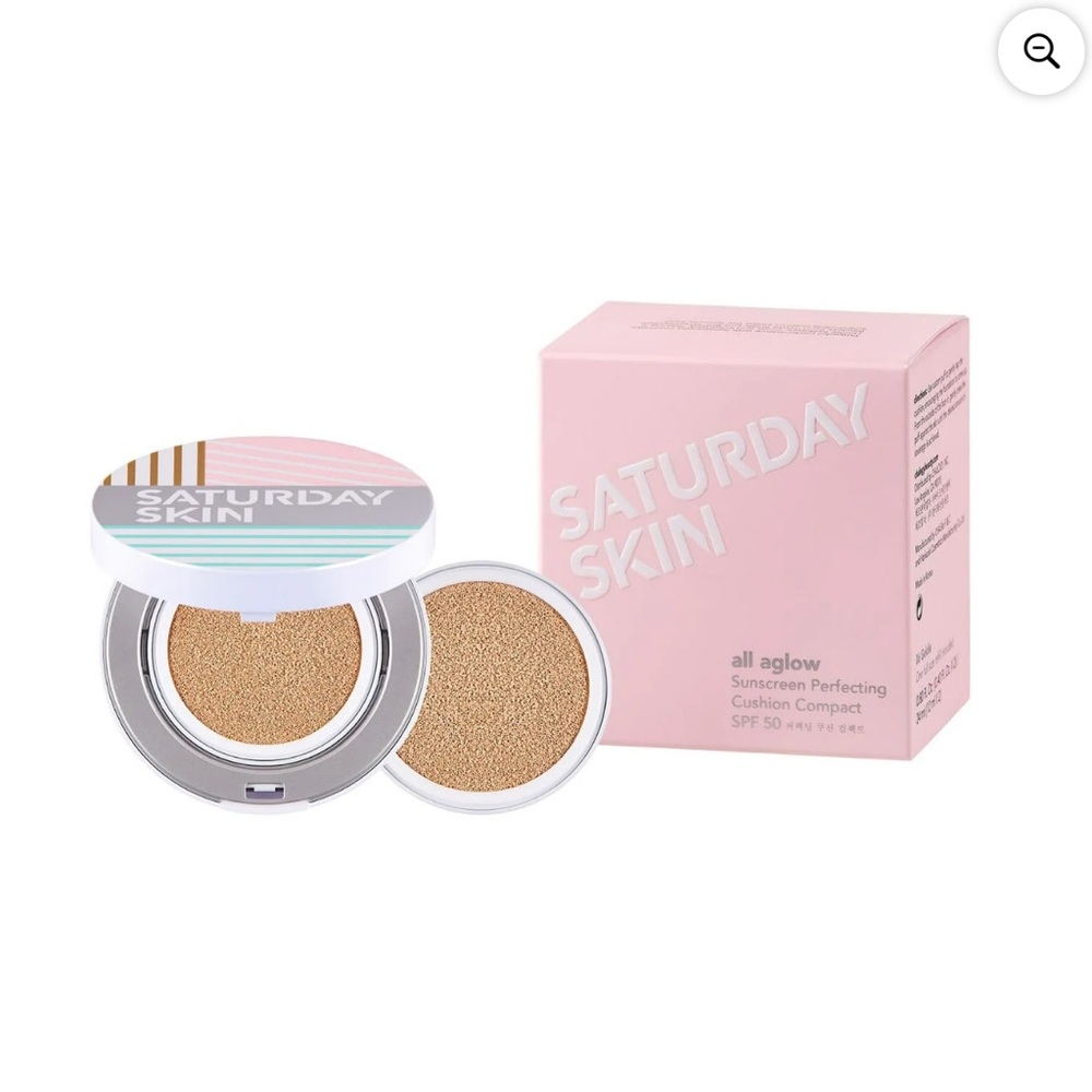 New Saturday Skin All Glow Sunscreen Perfecting Cushion Compact in Shade Honey